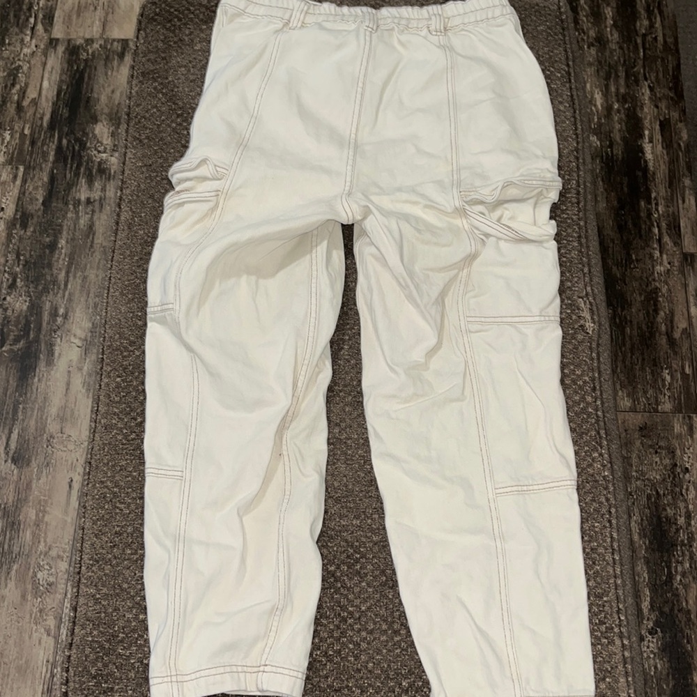 Baggy Jean-like material. From Pacsun. Size Medium